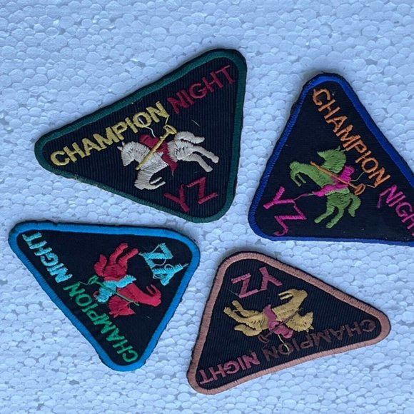 Lot of 4 Patches Iron On Embroidery Patches for Craft Art Clothes Jacket Jeans - Picture 7 of 9